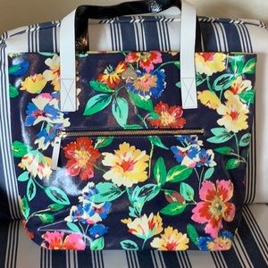 Kate Spade floral pvc style tote